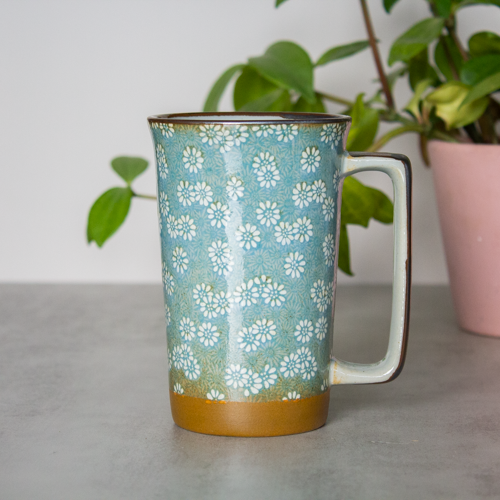 Mug Haut Japonais Fleurs