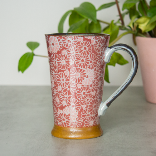 Mug Haut Japonais Fleurs