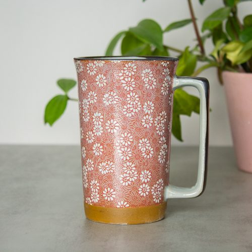 Mug Haut Japonais Fleurs