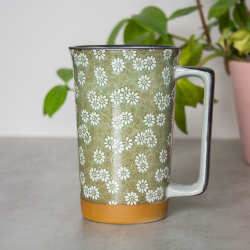Mug Haut Japonais Fleurs