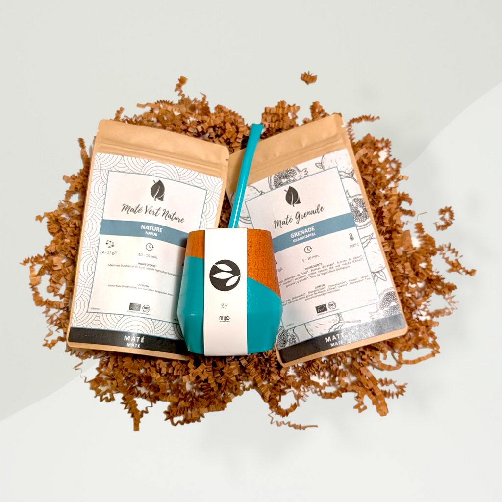 Coffret Matés Nature et Grenade - Turquoise