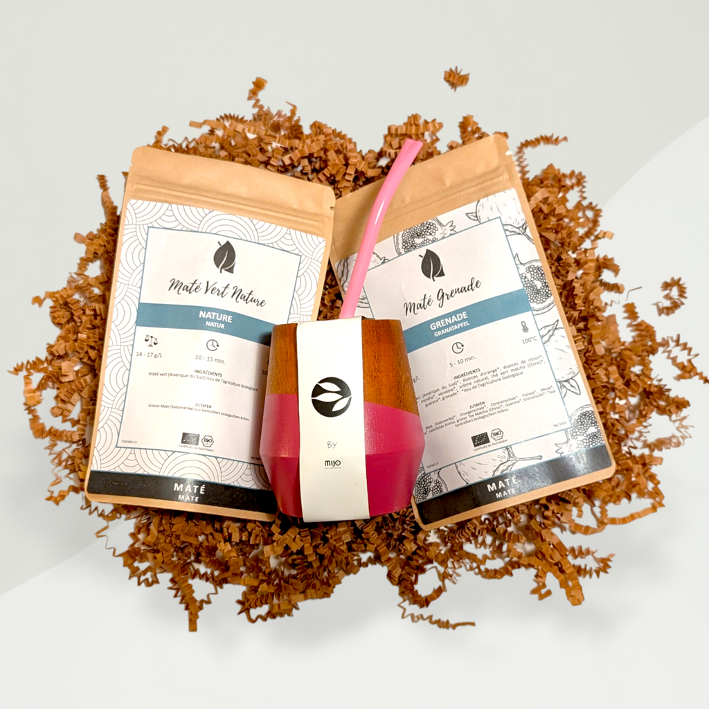 Coffret Matés Nature et Grenade - Rose