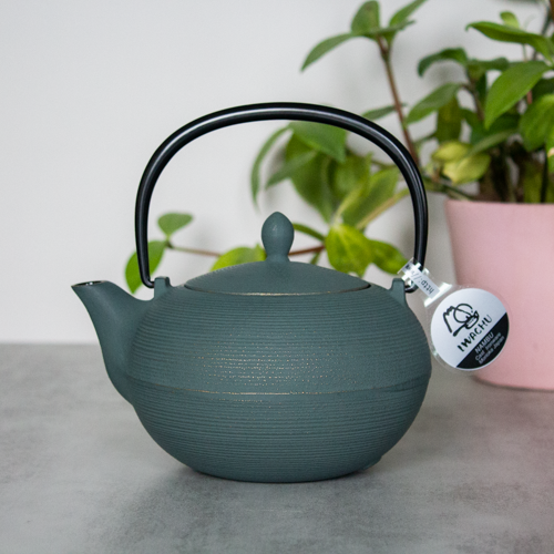 Théière Japonaise en Fonte Iwachu Verte 0,75L
